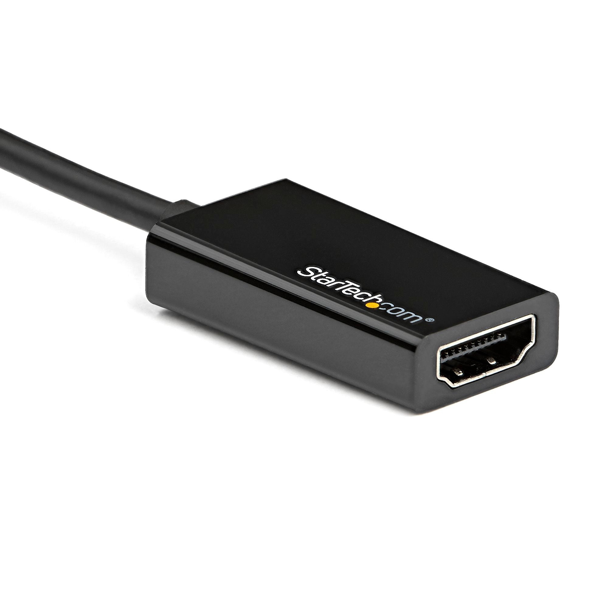 DisplayPort to HDMI Adapter - 4K 60Hz Active DP 1.4 to HDMI 2.0 Video Converter - DP to HDMI Monitor/TV/Display Cable Adapter Dongle - Latching DP Connector 