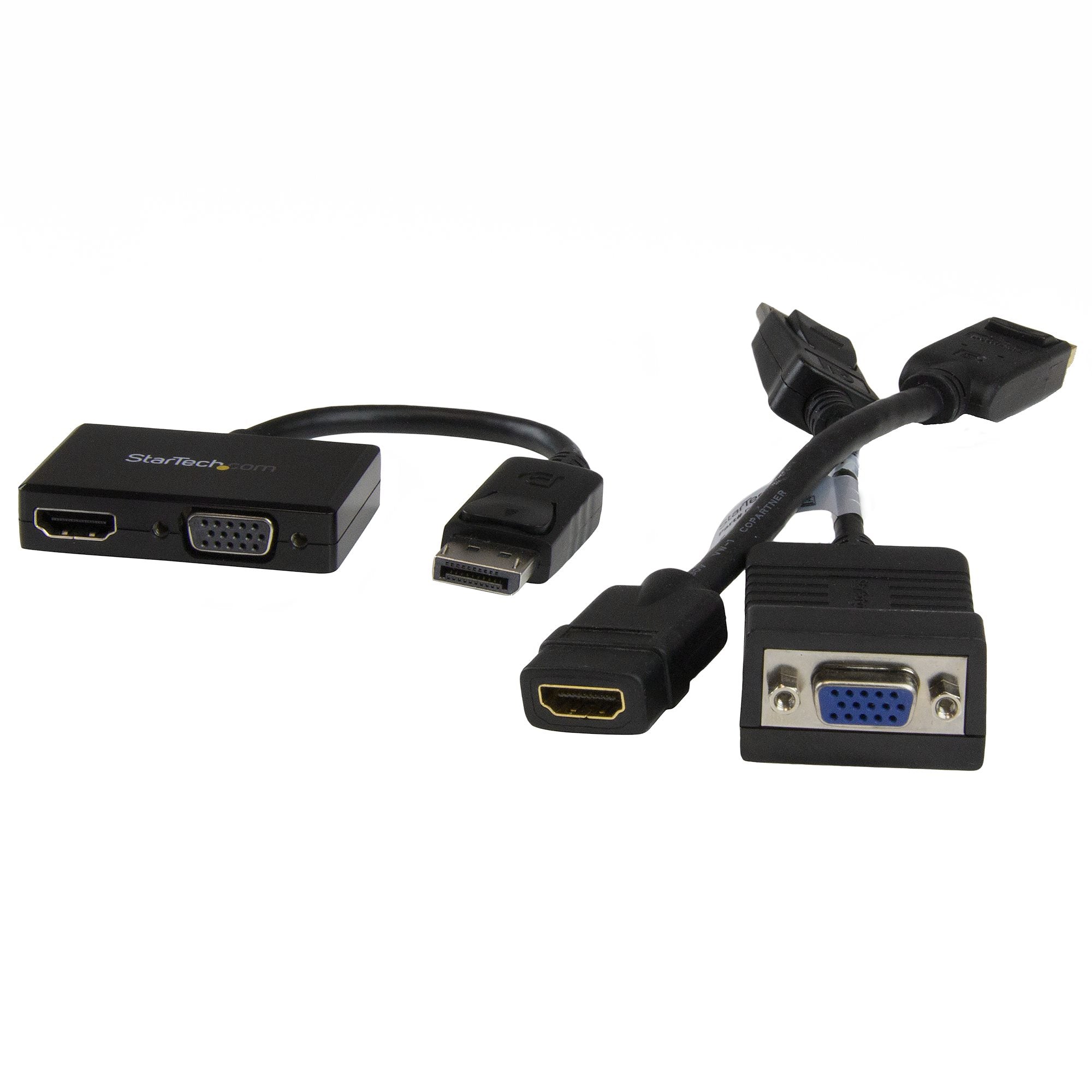 Travel A/V Adapter: 2-in-1 DisplayPort to HDMI or VGA 