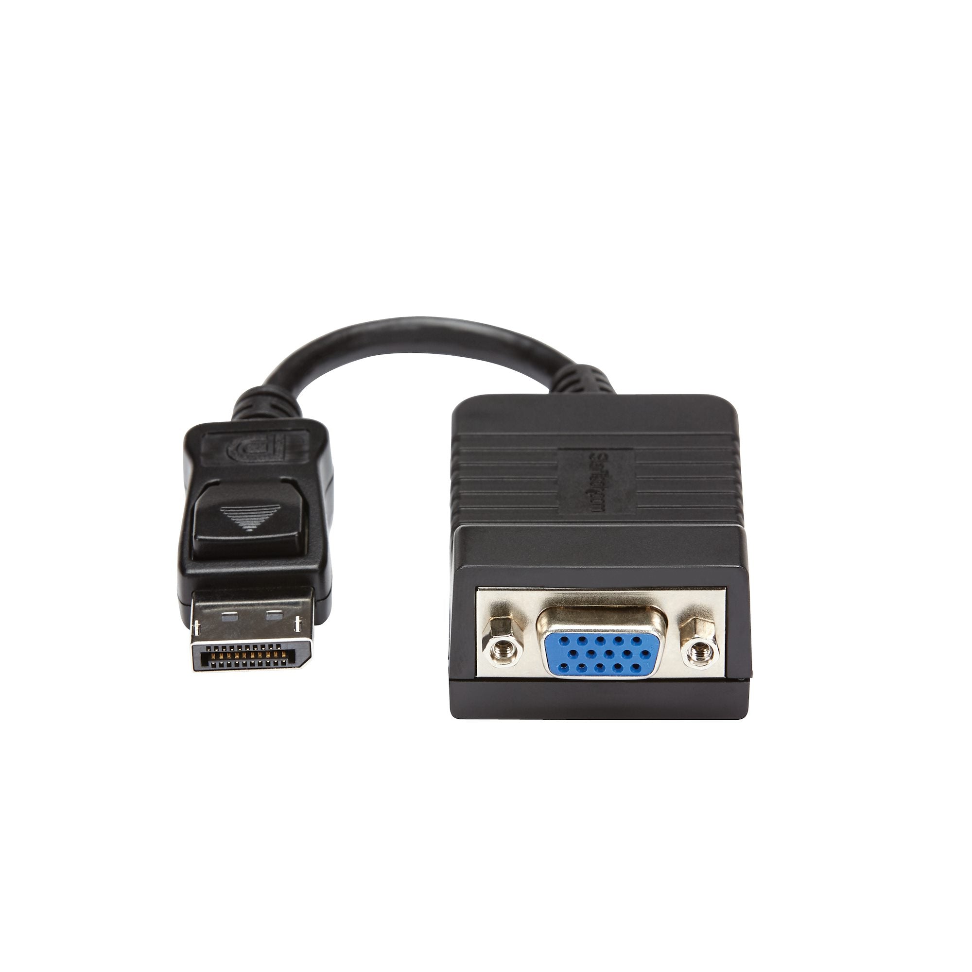 DisplayPort to VGA Adapter - Active DP to VGA Converter - 1080p Video - Durable - DP/DP++ Source to VGA Monitor Cable Adapter Dongle - DP 1.2 to VGA - Latching DP Connector 