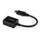 DisplayPort to VGA Adapter - Active DP to VGA Converter - 1080p Video - DisplayPort Certified - DP/DP++ Source to VGA Monitor Cable Adapter Dongle - Latching DP Connector