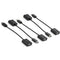 5-Pack DisplayPort to VGA Adapter - DisplayPort 1.2 to VGA Active Adapter - Digital DP to Analog VGA Video Converter Dongle - DisplayPort Male to VGA Female Monitor Adapter