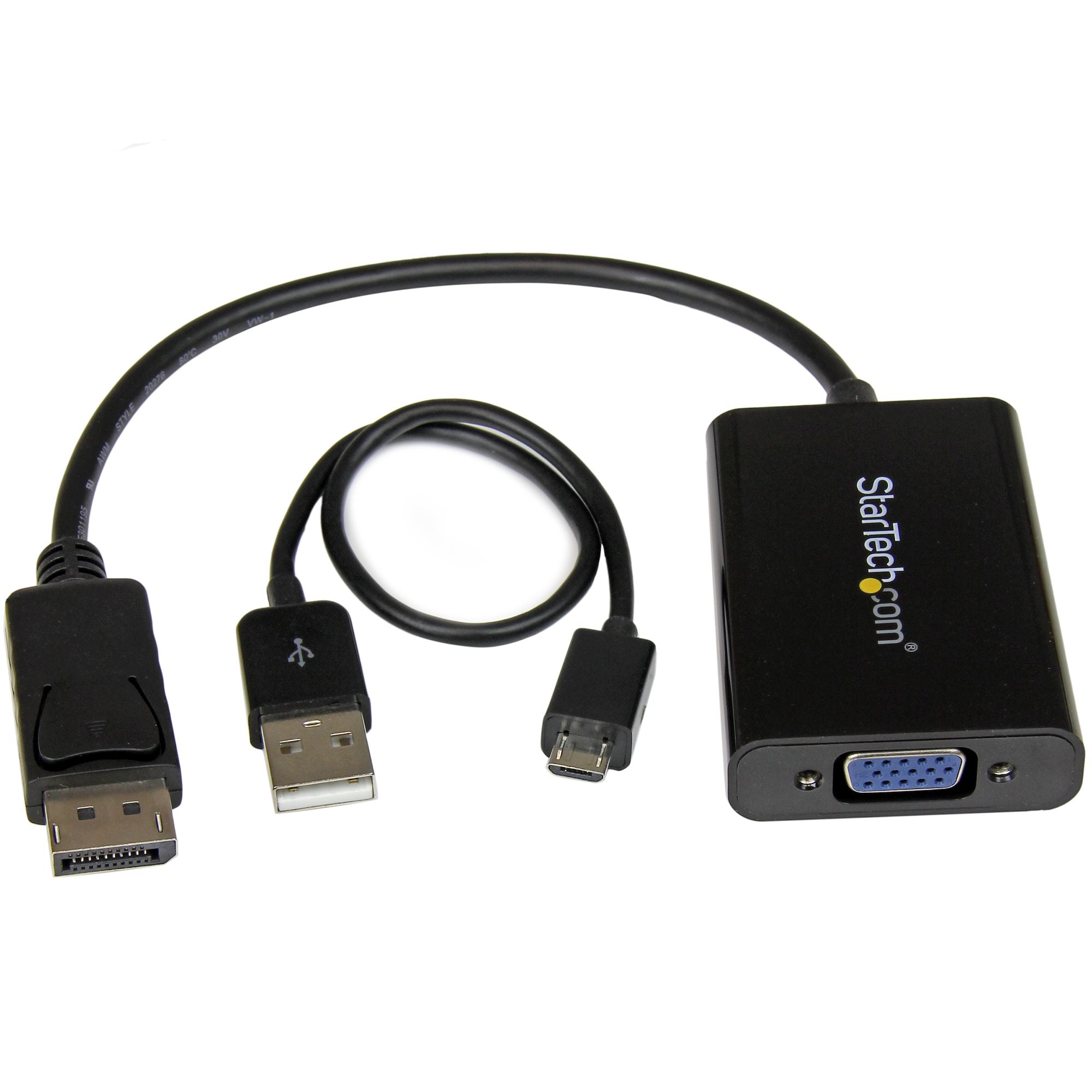 DisplayPort to VGA Adapter with Audio 