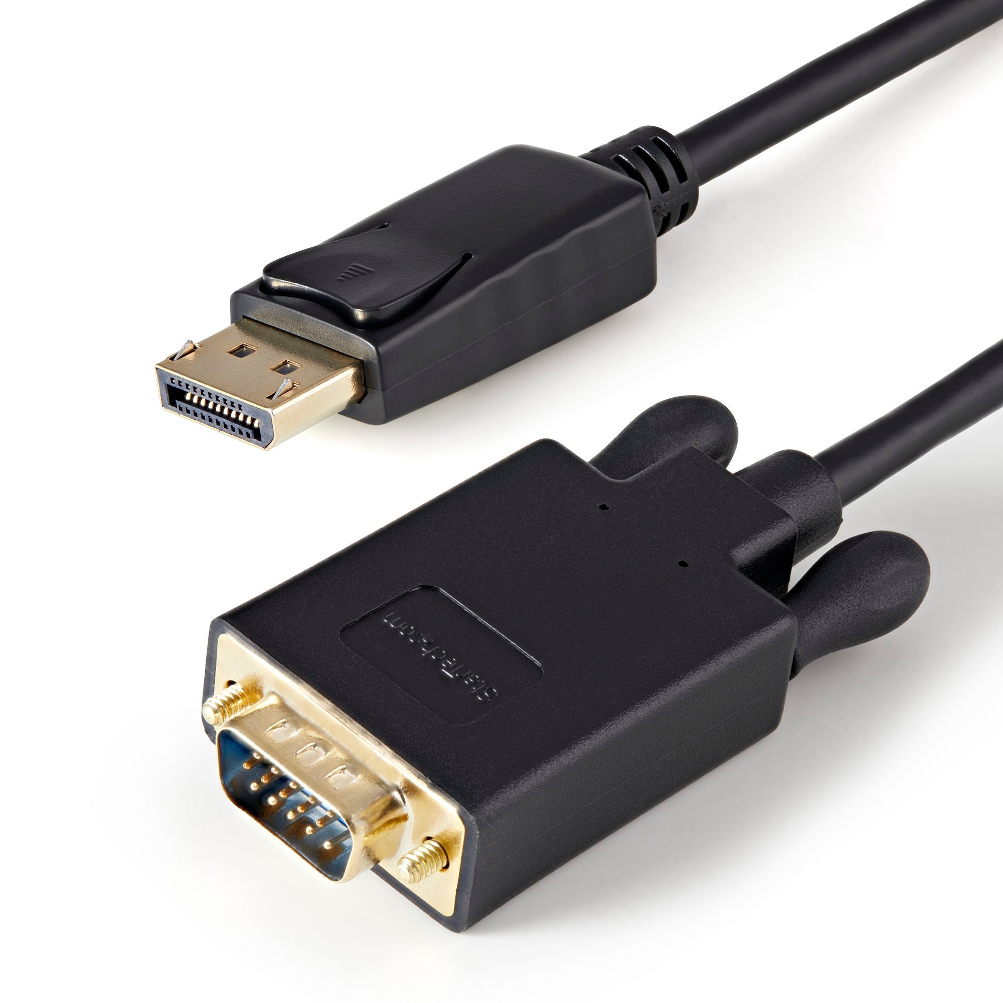 3ft (91cm) DisplayPort to VGA Cable - Active DisplayPort to VGA Adapter Cable - 1080p Video - DP to VGA Monitor Cable - DP 1.2 to VGA Converter - Latching DP Connector 