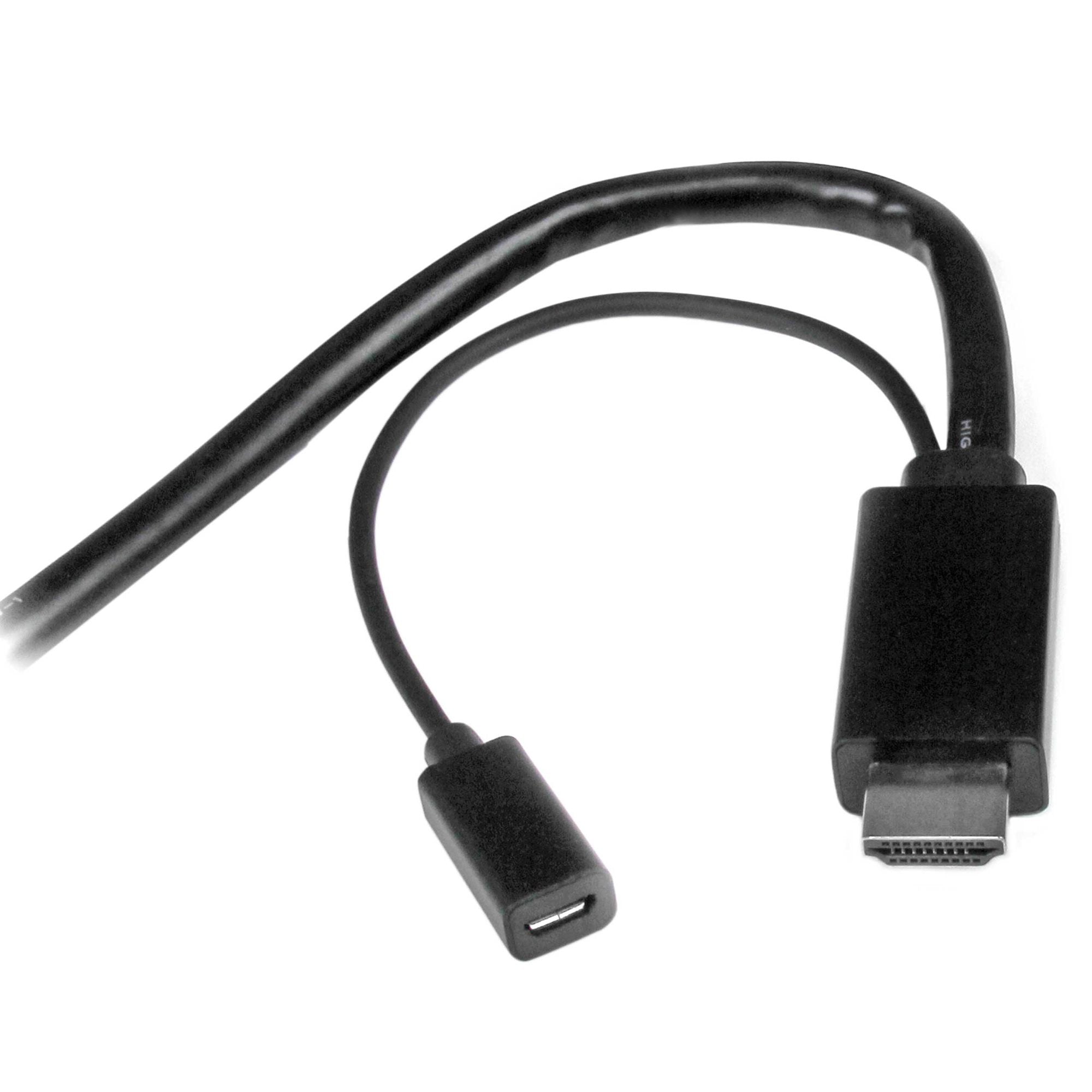6.6ft (2m) HDMI, DisplayPort or Mini DisplayPort to HDMI Converter Cable 
