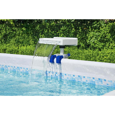 Soothing LED Waterfall - Above Ground Pool Accessory for Relaxing Water EffectsÂ 