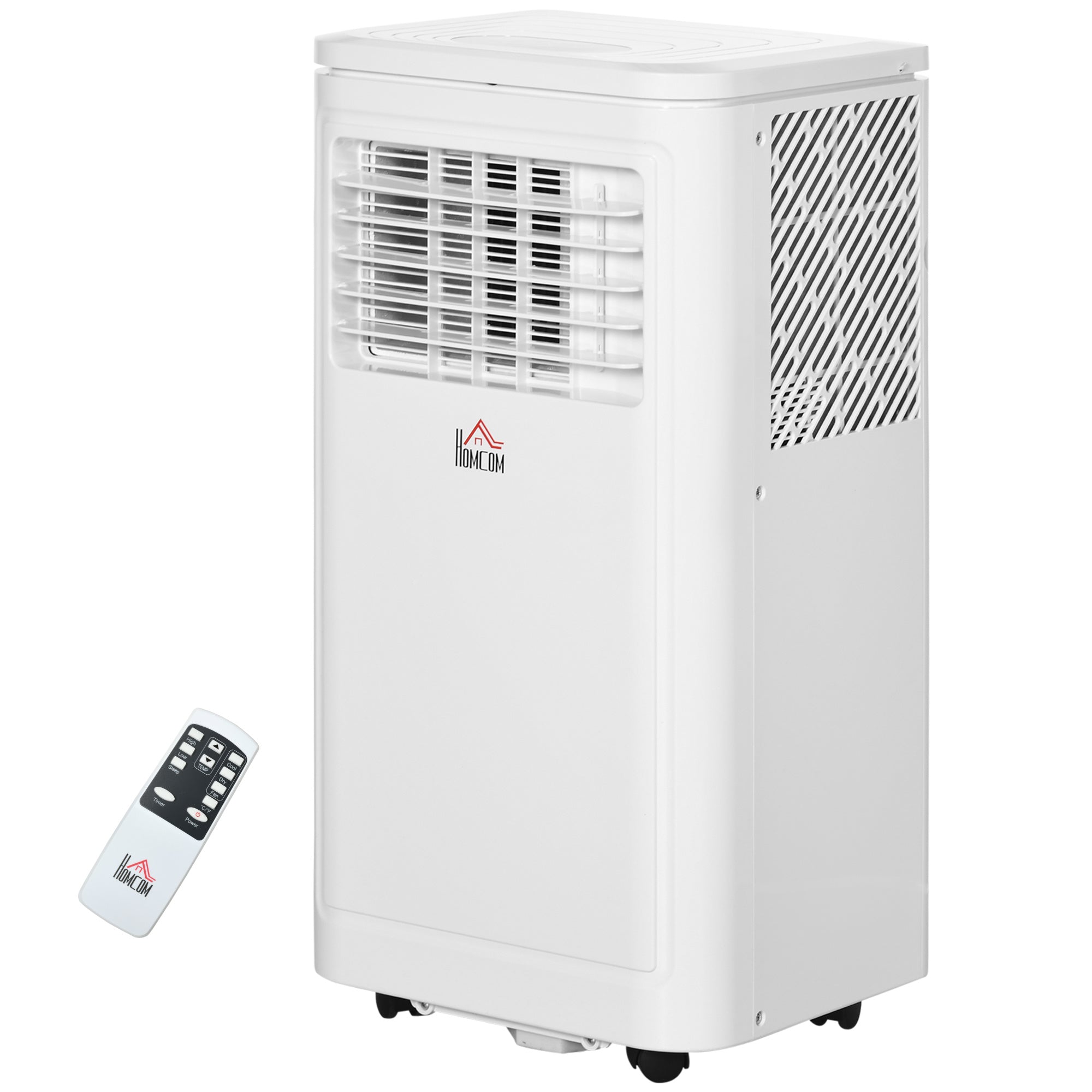 HOMCOM 8,000 BTU Portable Air Conditioner & Evaporative Cooler - White