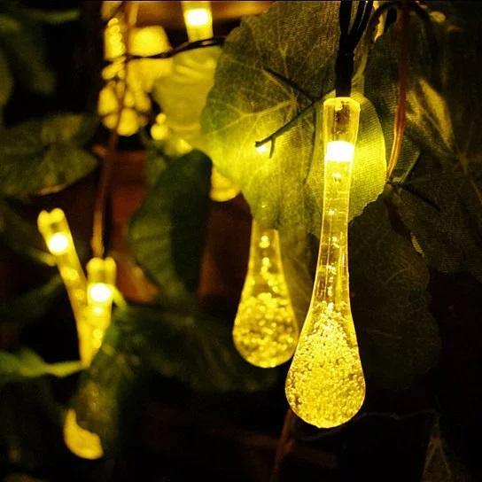 Dew Droplets 20 LED Solar Lights – Falling Like Dew