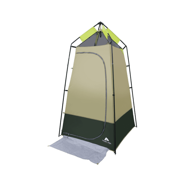 Hazel Creek Lighted Green Shower Tent - One Room DesignÂ 