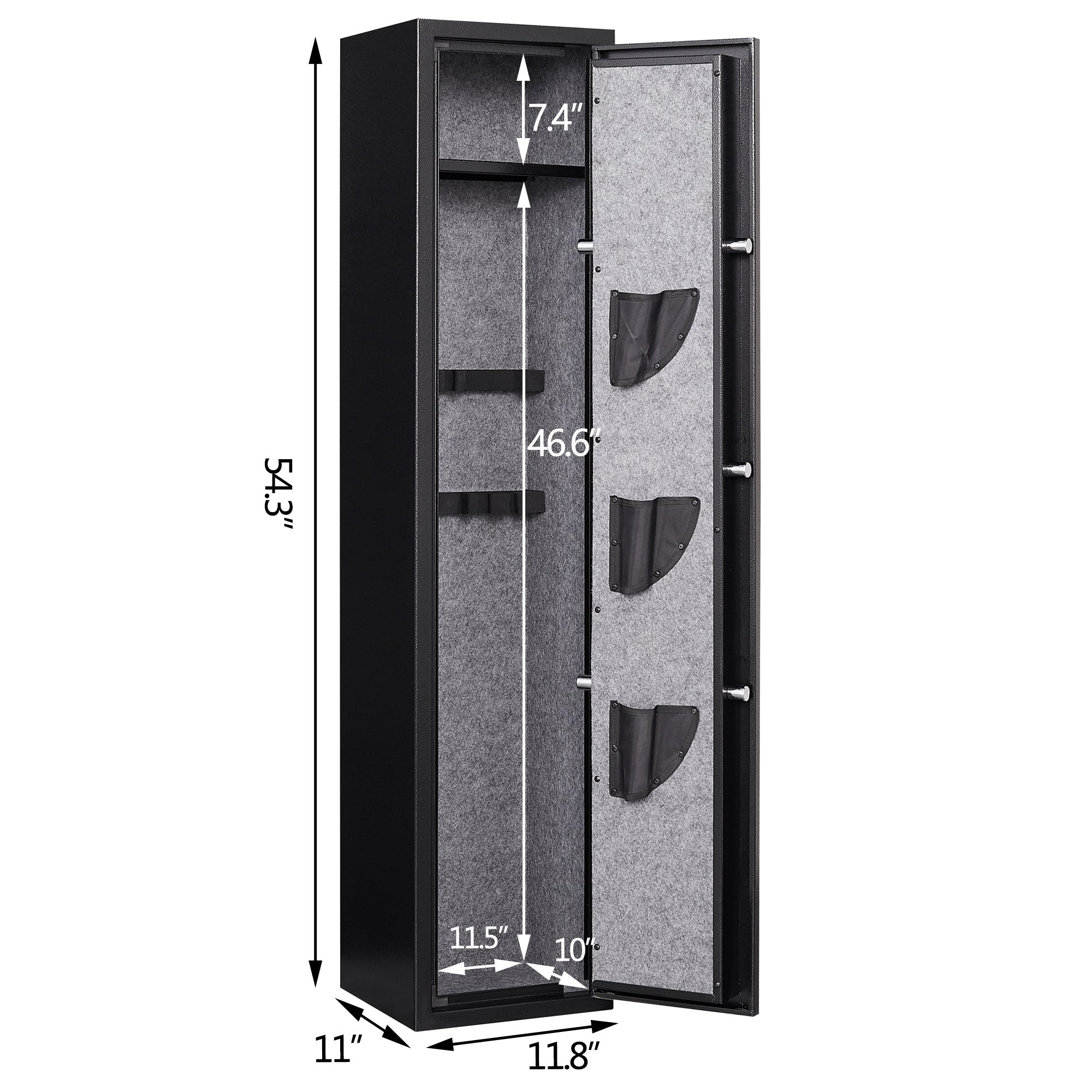 Digital Keypad Gun Safe – Quick Access Electronic Storage, Steel Security Cabinet