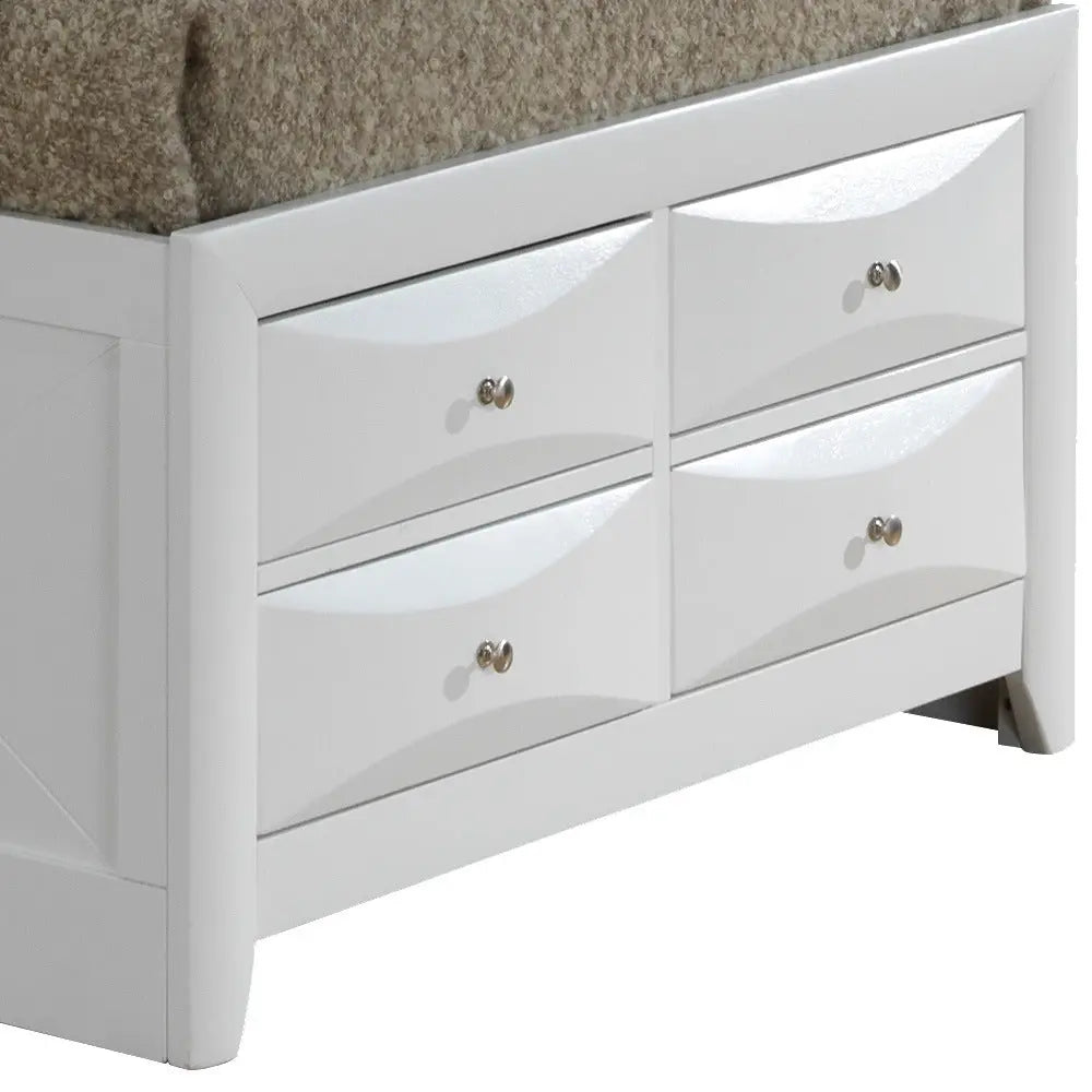 Glory Furniture Marilla G1570G-TSB3 Twin Storage Bed - WhiteÂ 