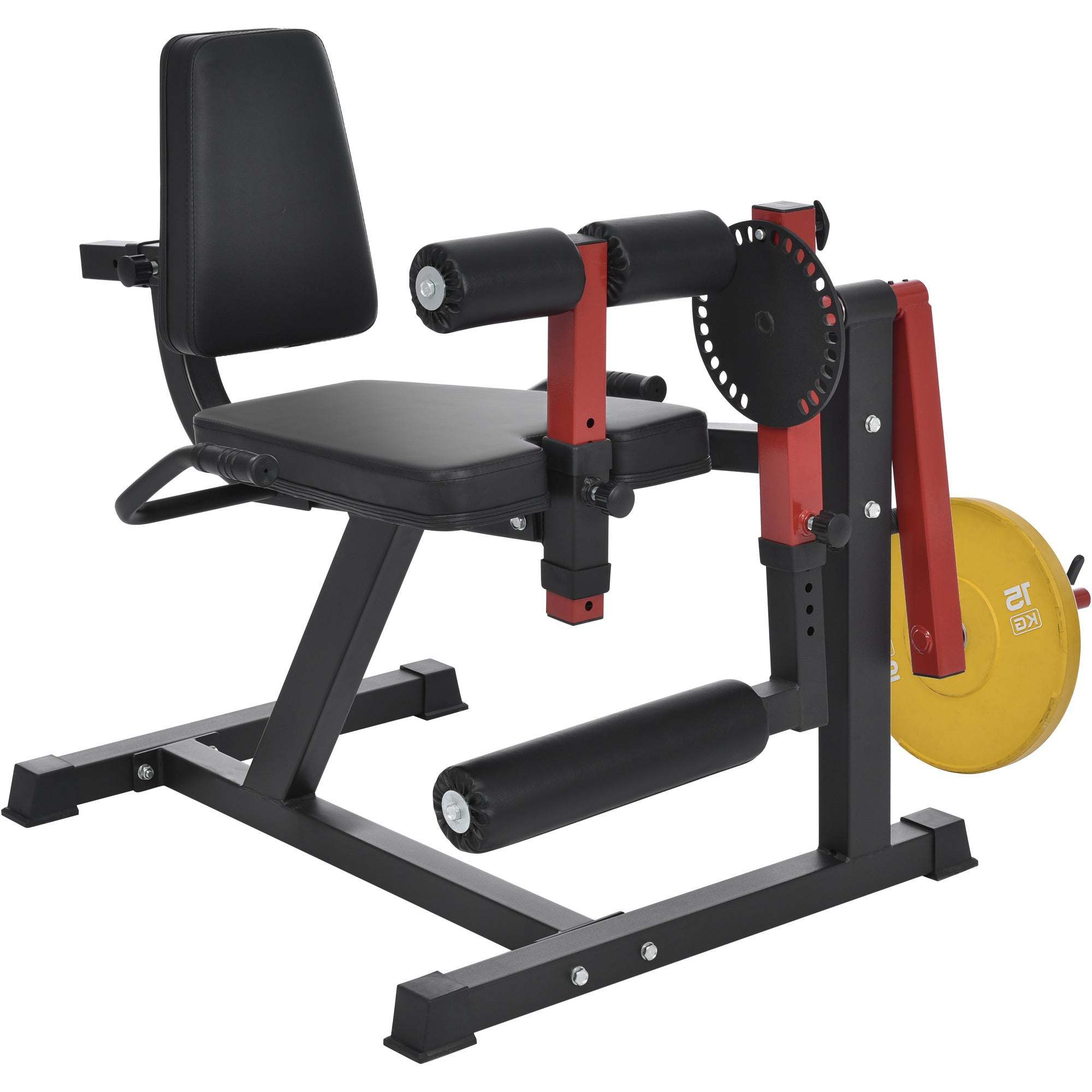 Leg Extension and Curl Machine - Adjustable Seat Backrest, Rotary Leg Extension, and Leg Curl for Home Gym, Hamstring & Quadriceps Workout