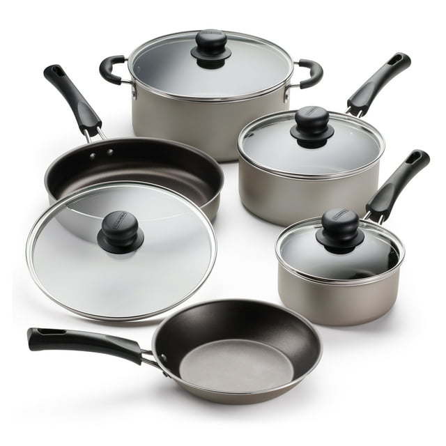 9-Piece Non-Stick Cookware Set – Champagne