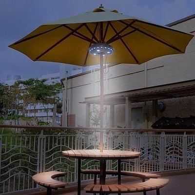 UFO 360 Patio Umbrella Light â€“ 28 LED Ring, Illuminates Outdoor SpacesÂ 