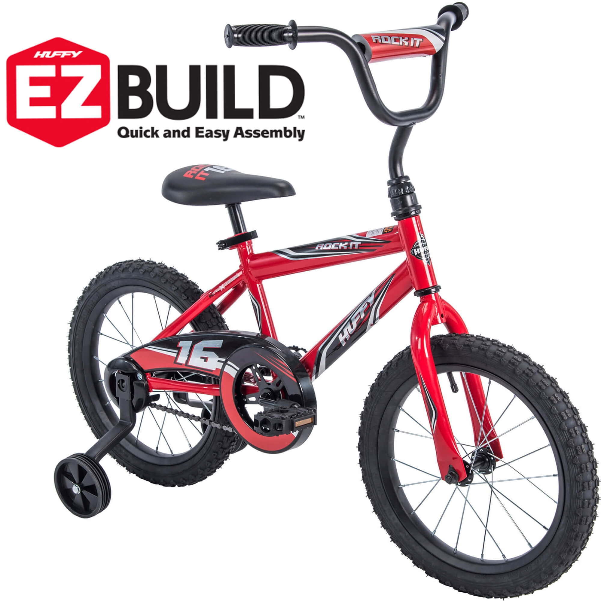 16-Inch Rock It Kids Bike for Boys Ages 4 and Up â€“ RedÂ 