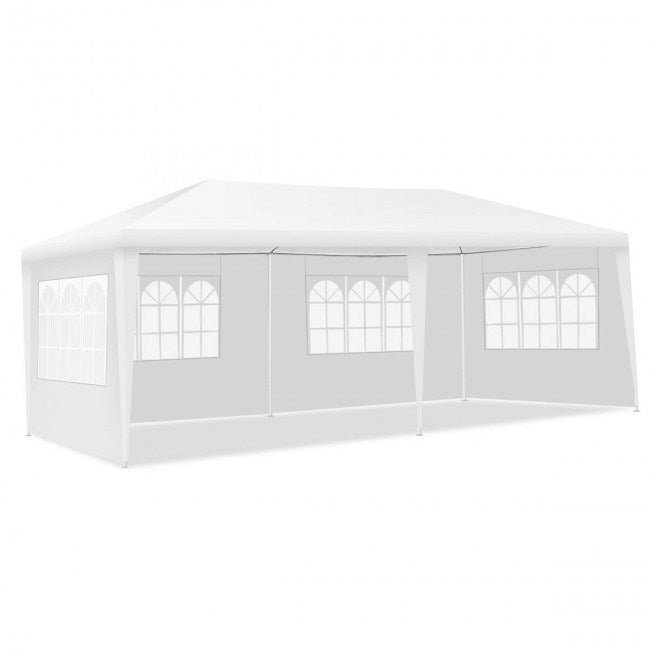 10x20 Feet Outdoor Party Canopy Tent with Removable Walls & Carry Bag