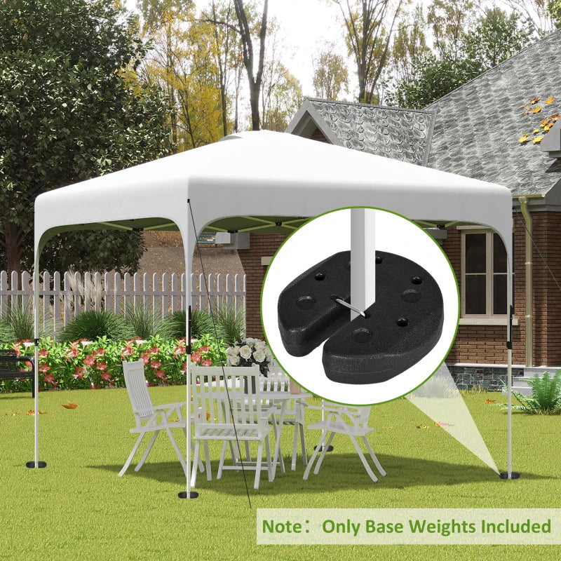 Tent Weights Set of 4, Total 26 LBS Weights for Canopy Gazebo Legs with Reinforced Pins and Carry Belt