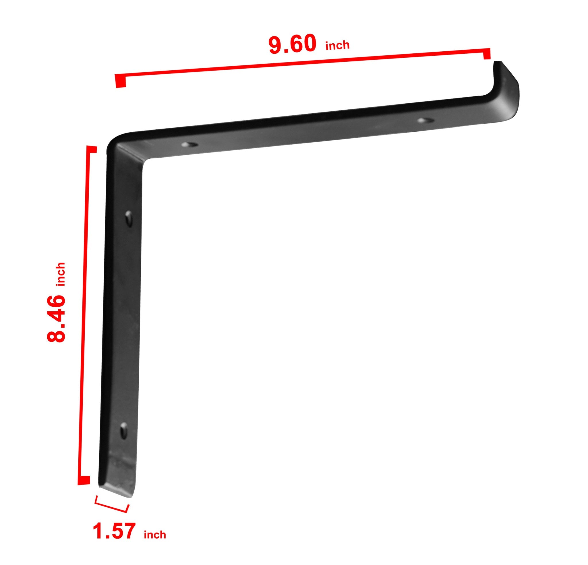 Flat Shelf Bracket, Medium 