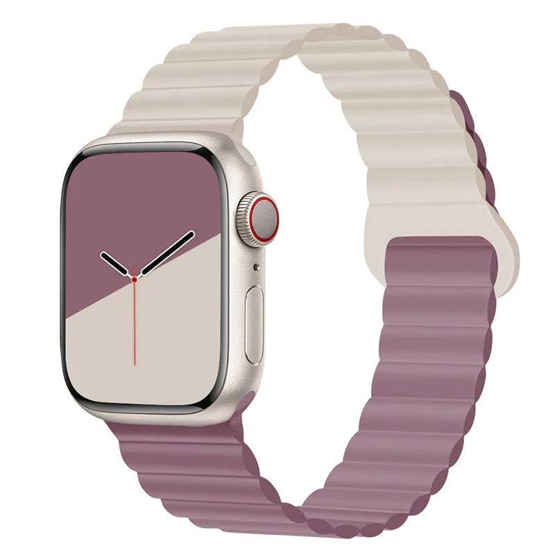 Band Silicone Magnetic Watch Strap 