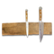 Magnetic Knife Strip Oak - Holds Up to 7 Knives (Knife not included)