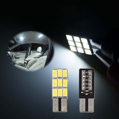 LED 9SMD 5630 Automotive T10 LED Bulbs For Interior, Trunk, Reading, Map, License Plate Light Bulb (Pack of 2 pcs) 
