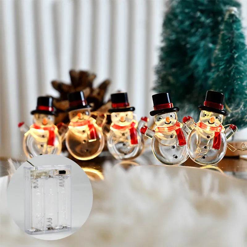 Christmas Christmas Snowman Modeling Decorative String Lights 