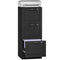 Vertical Filing Cabinet with 3 Drawers, Lock, File Cabinet for Home Office, A4 and Letter Size Files, Black