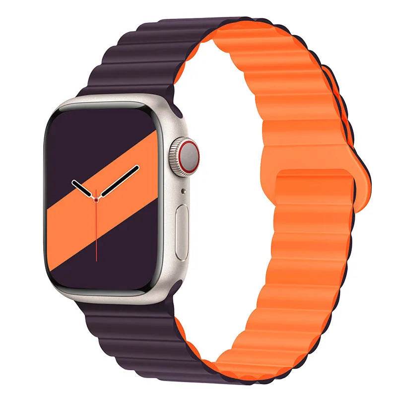 Band Silicone Magnetic Watch Strap 