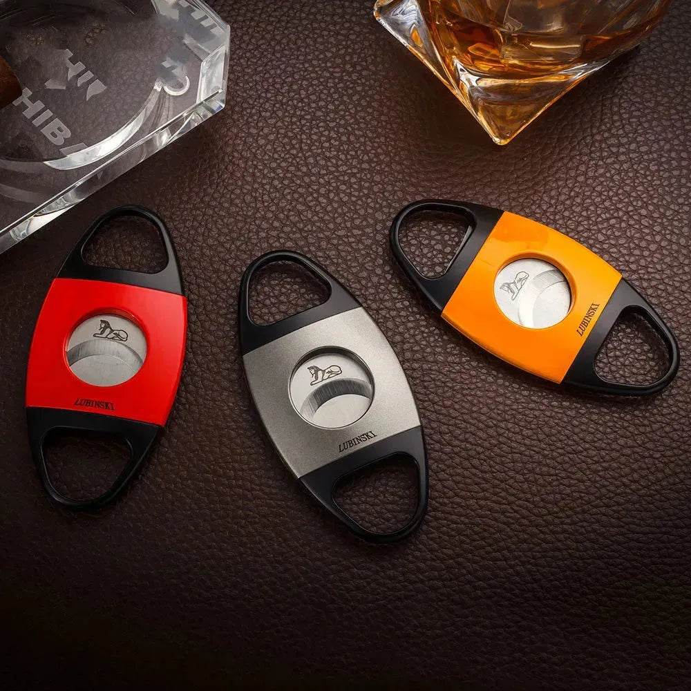 Cigar Gift Box Cigar Cutter leather Case 