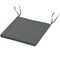 6-Piece Seat Cushion Pillows Replacement, Patio Chair Cushions Set with Ties for Indoor Outdoor, Charcoal Grey