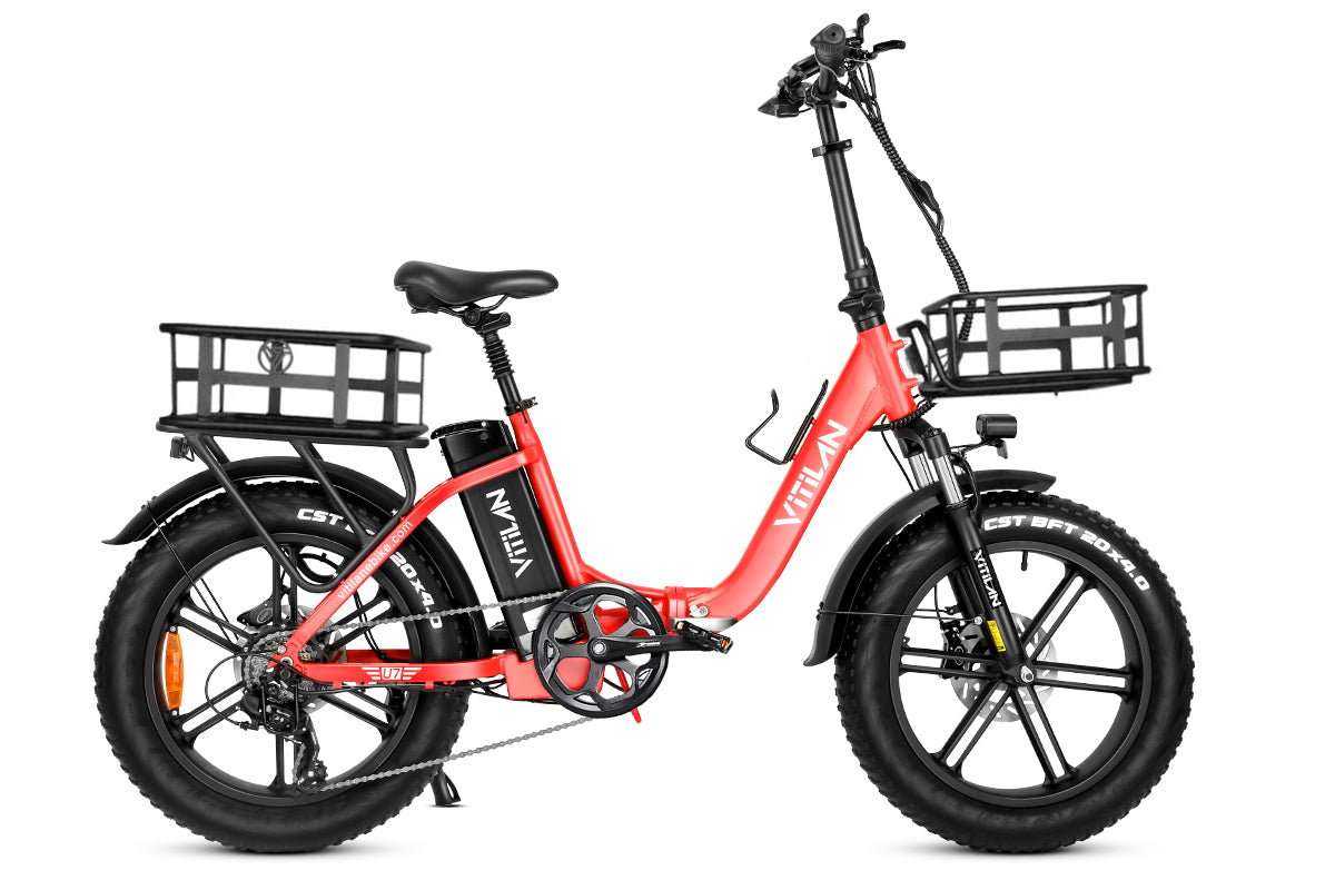 U7 Step-thru Foldable Fat Tire Electric Bike