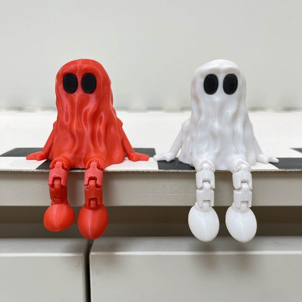 3D Printing Halloween Ghost Movable Joint Ornaments 