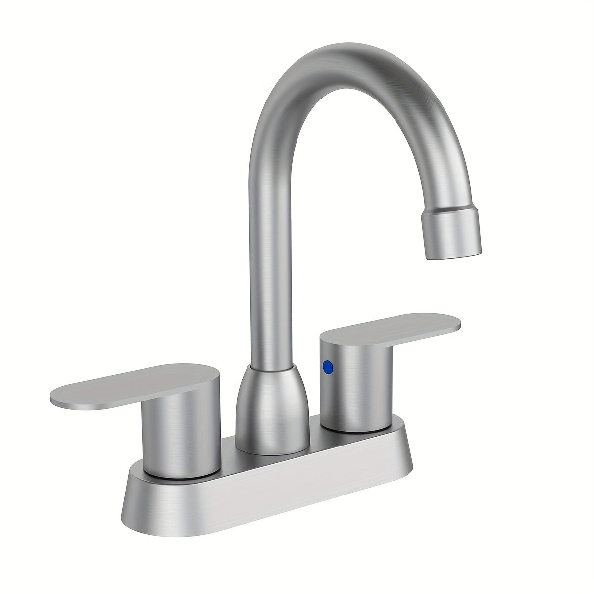 1pc Bathroom Face Basin Faucet, Bathroom Washbasin Faucet, 4 Inch Double Handle Face Basin Faucet 
