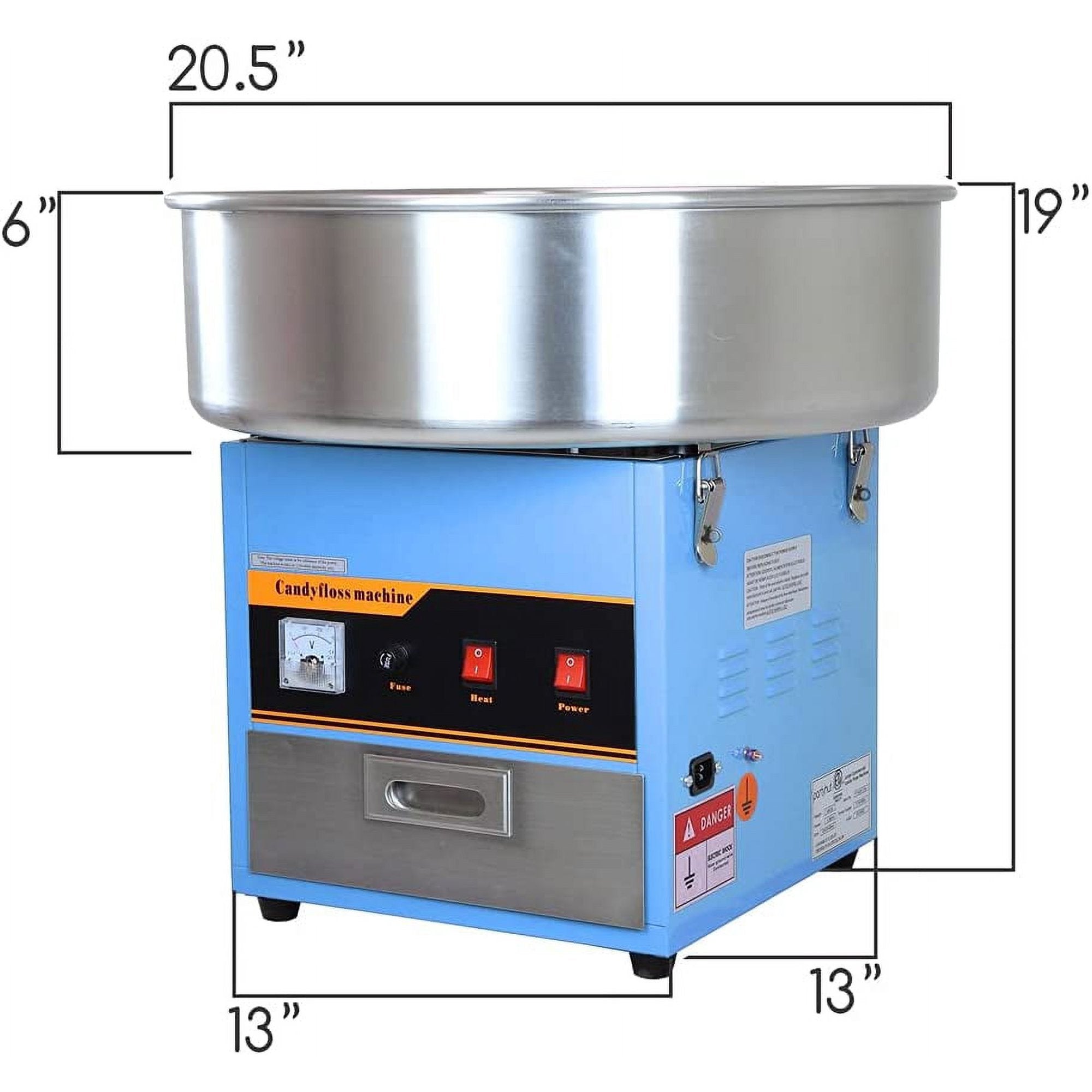 Canadian Flosser Cotton Candy Machine (Blue) 