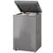 3.5 Cu. Ft. Chest Freezer with Adjustable Temperature Control & Storage Basket - Gray or Black