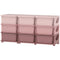 Qaba 3 Tier Kids Toy Organizer and Storage Bins with 9 Plastic Drawers, Pink