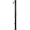 Outsunny 5.3 Gallons Solar Shower with Rotating Rainfall, Temperature Adjustment, 2 Section Outdoor Shower for Backyard, Black