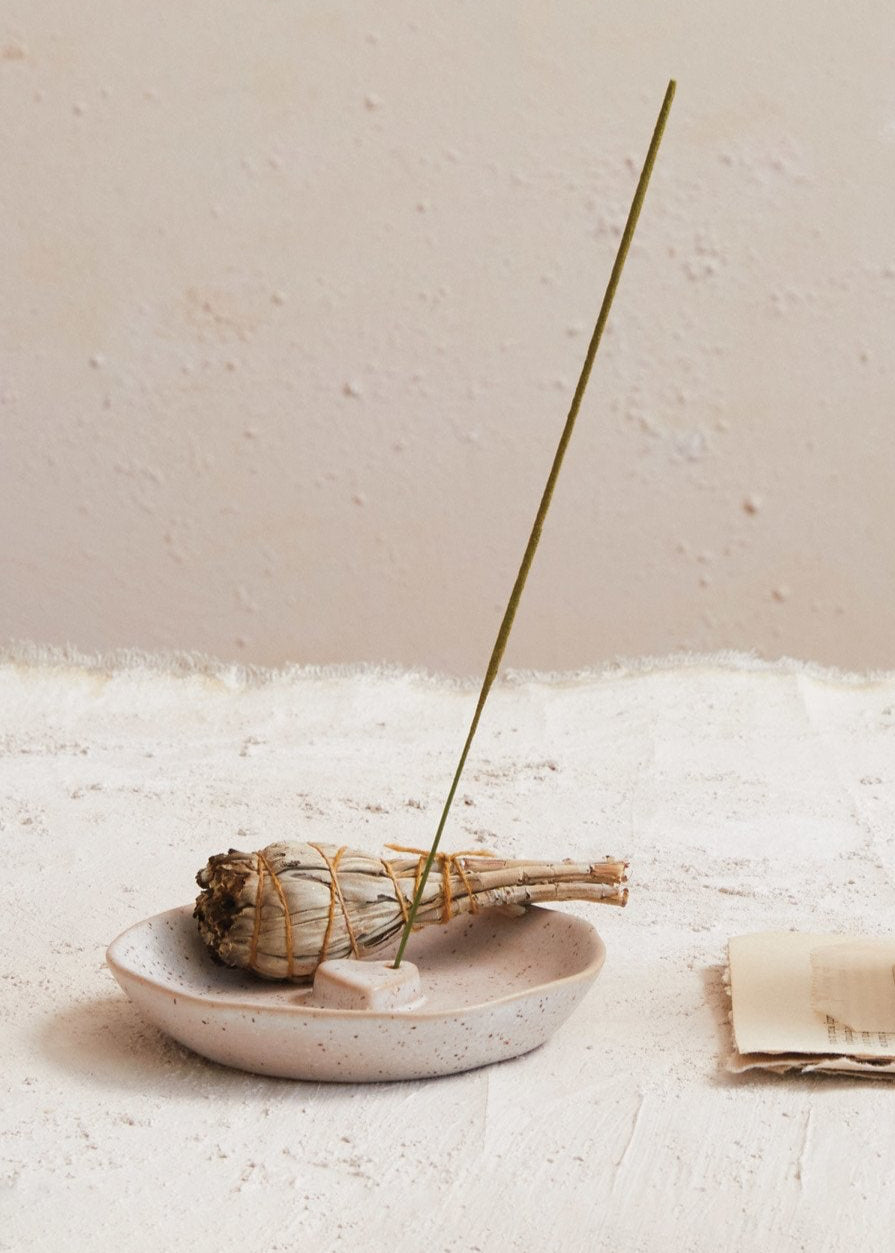 Embossed Heart Incense Dish 