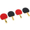 Soozier Ping Pong Paddle Set, Portable Table Tennis Rackets with 8 Ping Pong Balls, Storage Case for Teens, Adults