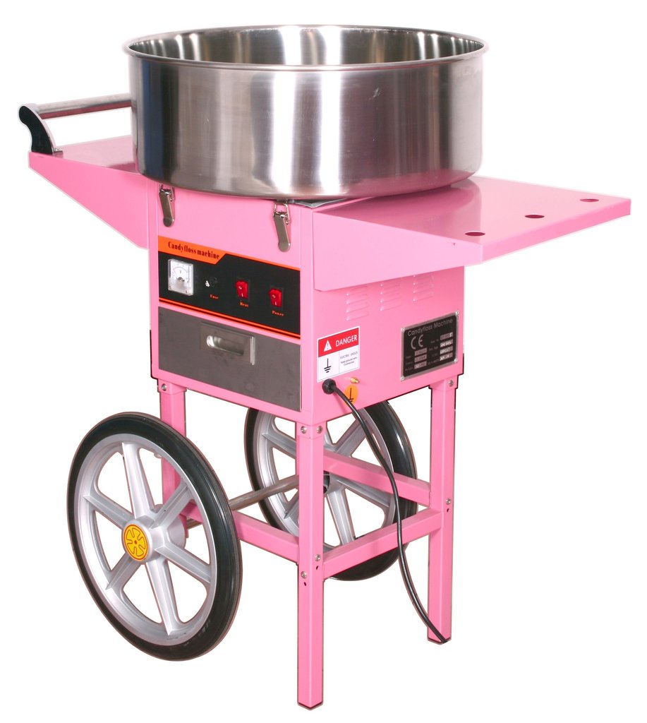 Canadian Flosser Cotton Candy Machine with Cart (Pink) 