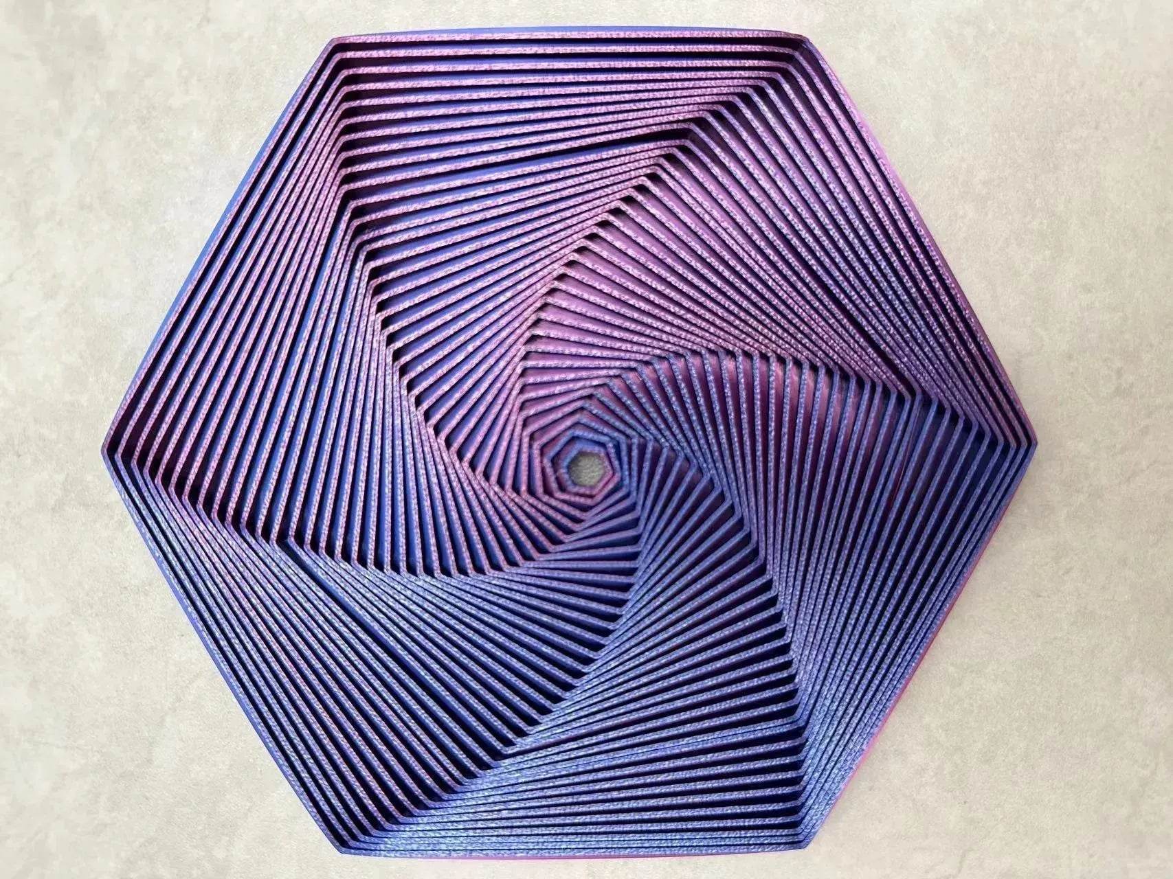 Hexagon Fidget Toy 3D Printing Toy 