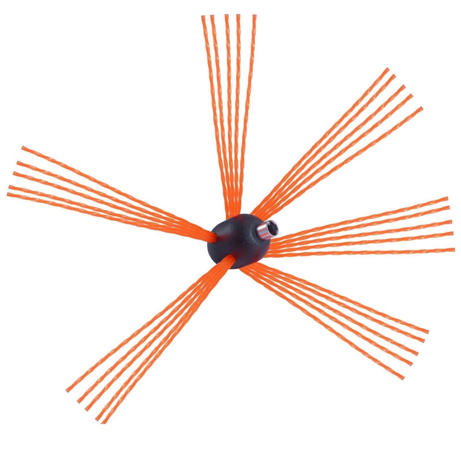 30 Feet Chimney Sweep Kit, W 9 Reinforced Nylon Flexible Rods, Ergonomic Chimney Cleaning Brush, 360-Degree Brush Chimney Cleaner, Rich Accessories For Fireplace Flue Home Use Fits Most Pipes 