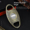 Embossed Portable Metal Alloy Cigar Cutter and Torch Lighter Gift box set