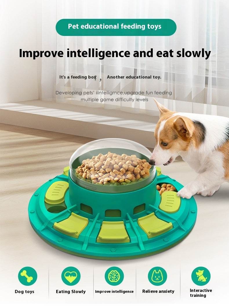 Interactive Dog Puzzle Toy For IQ Improvement And Slow Feeding Suitable For All Sizes Pets Nutritious Diet-Friendly Non-Electric Plastic Pets Game Pet Products 