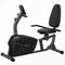 Soozier Recumbent Exercise Bike with 8-Level Magnetic Resistance, LCD Monitor, Heart Rate Handle and Adjustable Seat