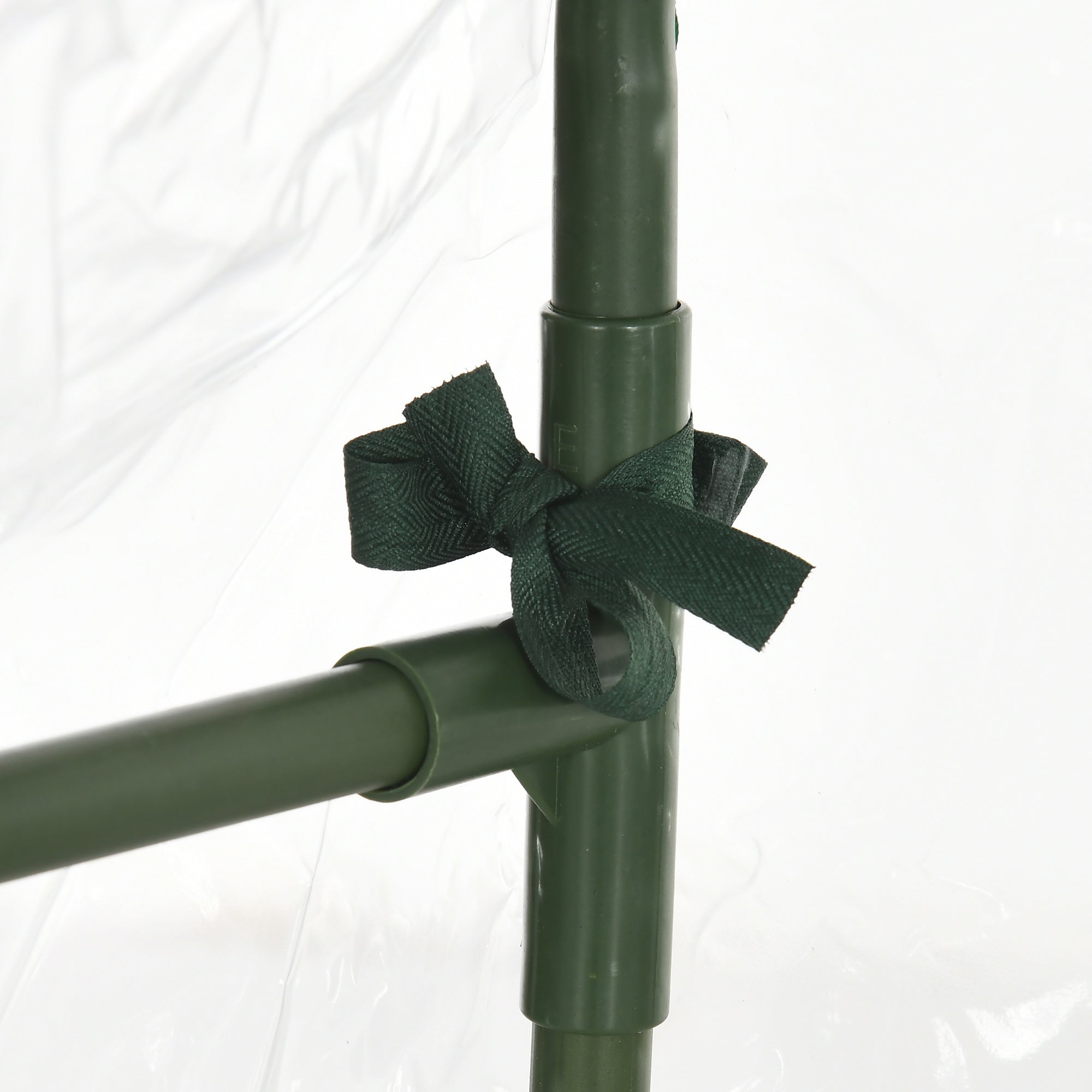 Outsunny Portable Flower Nursery: 6x3.3x5.5ft Mini Plant Growing PVC Tunnel Outdoor Warm House, Clear 