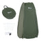 Outsunny Portable Pop Up Camping Shower Tent Dressing Changing Privacy Shelter Green