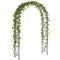 8 ft Garden Arch, Outdoor Trellis Arbor for Climbing Plants, Wedding Arch for Party Outdoor Garden Backyard, Black