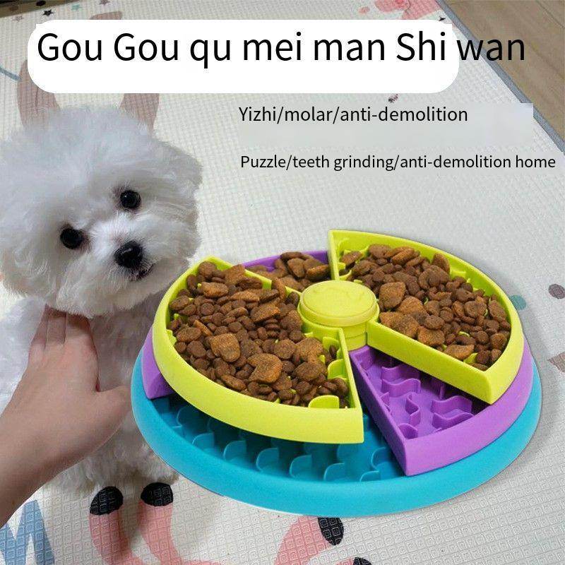 3 Layer Pet Dog Slow Feeder Bowl Anti Choking Puzzle feeder for Dog 