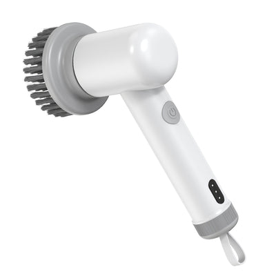 Electric Handheld Spin Scrubber Cordless Cleaning Brush with 2 Rotating Speeds 3 Cleaning Brushes Rechargeable Shower Scrubber for Kitchen Dish Bathtu 