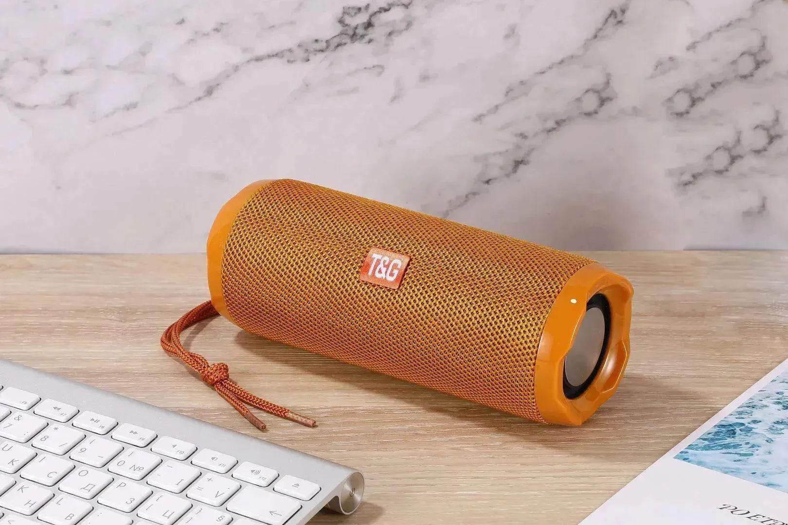 Fabric Portable Creative With Card Holder Wireless Bluetooth Speaker 